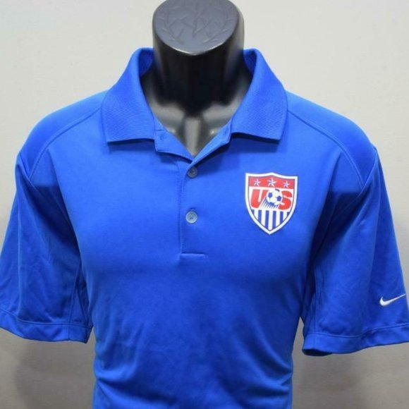 Nike Other - 32751 Nike Golf Tour Performance USA Soccer Polo